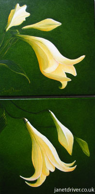 Lillies painting